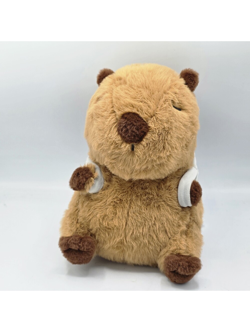 Miniso Life CAPYBARA w/ Green Crocodile Backpack Plush 10"
